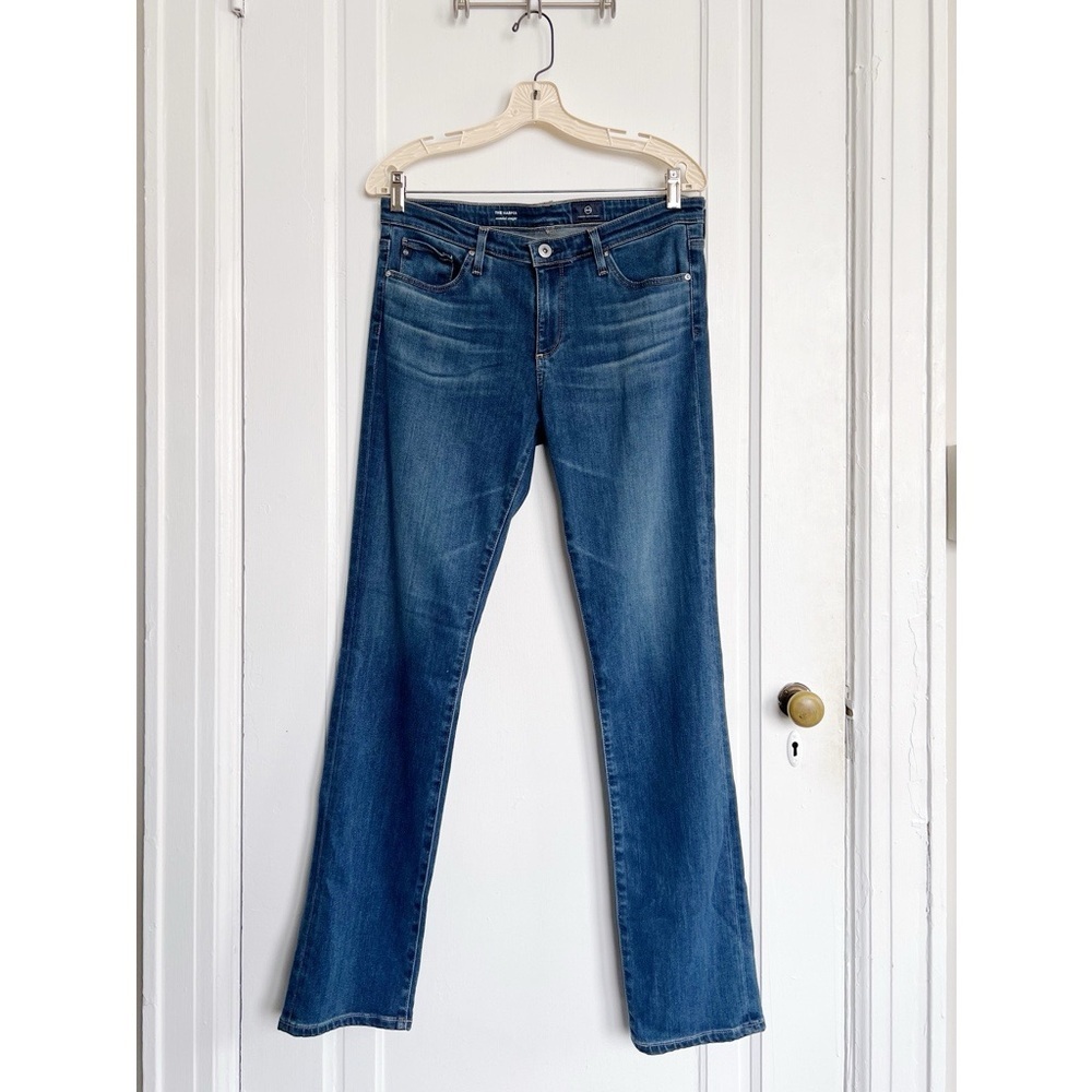 AG • The Harper Essential Straight jean mid rise Interface slim dark wash blue - Picture 2 of 10
